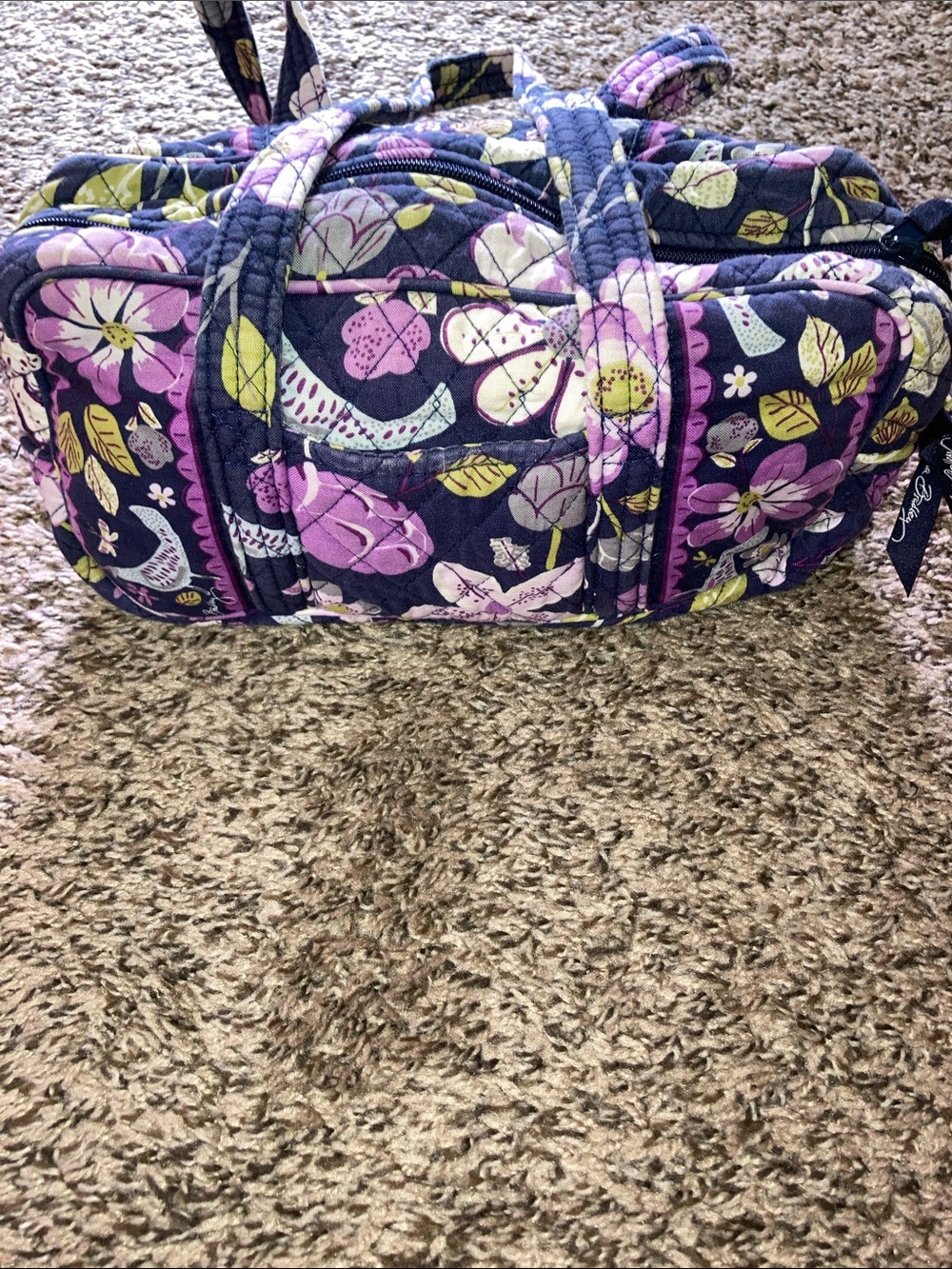 Vera Bradley Purple Flower purse